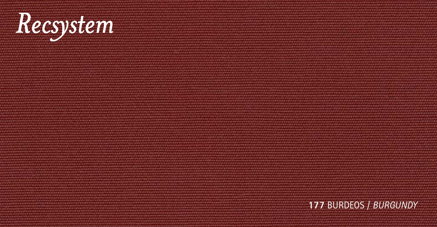 Тентовая акриловая ткань Recsystem 177 BURGUNDY 325г 100х150см